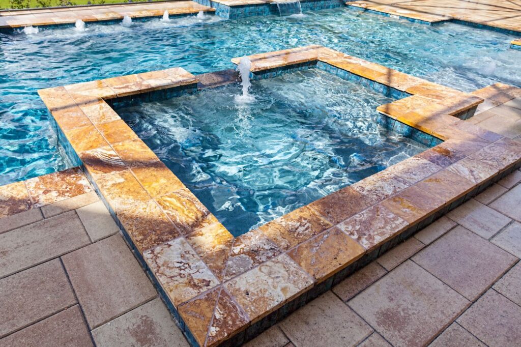 Custom natural stonework wall in an Arizona desert landscape