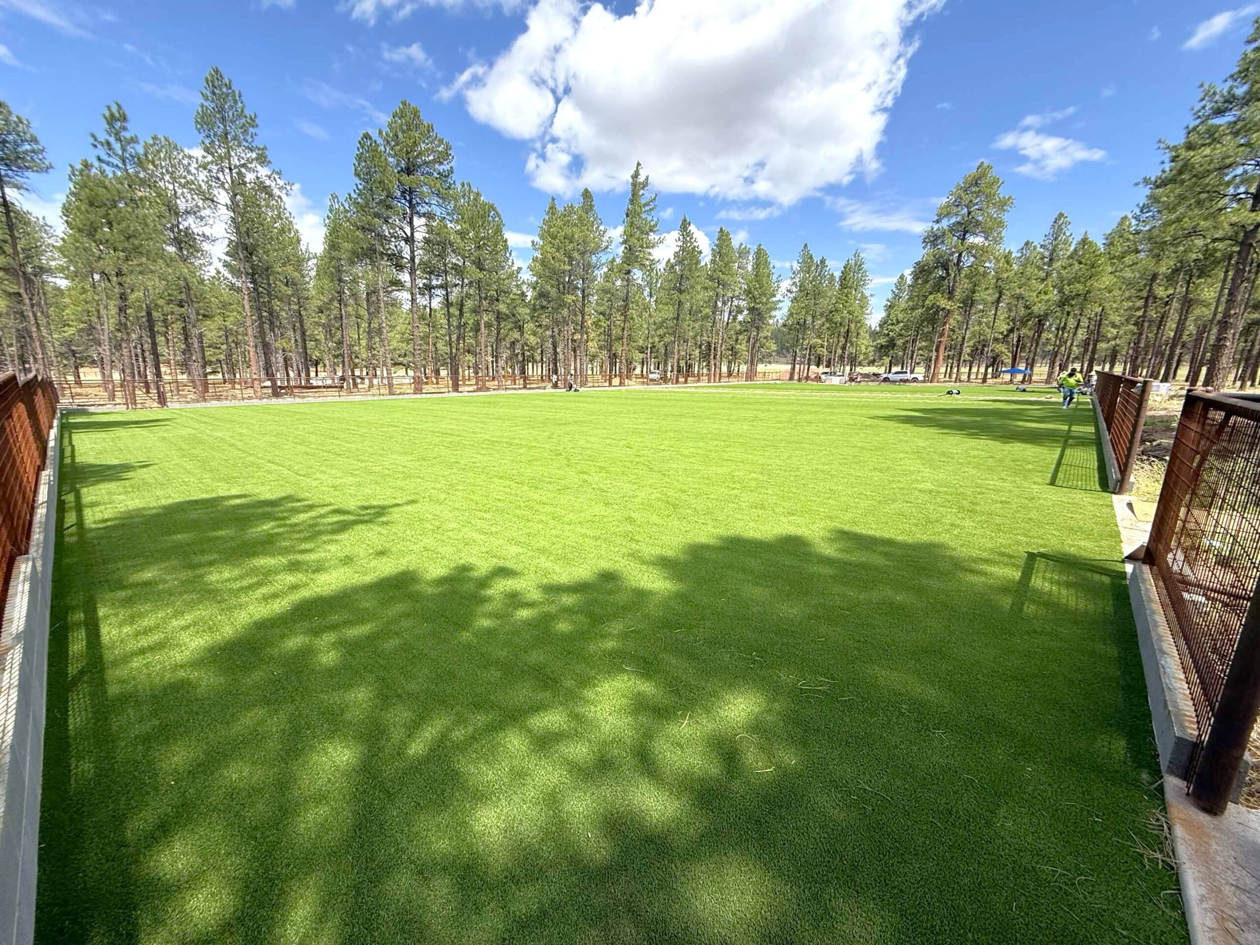 Cushioned playground turf installed by Turfscapes of Arizona in Phoenix