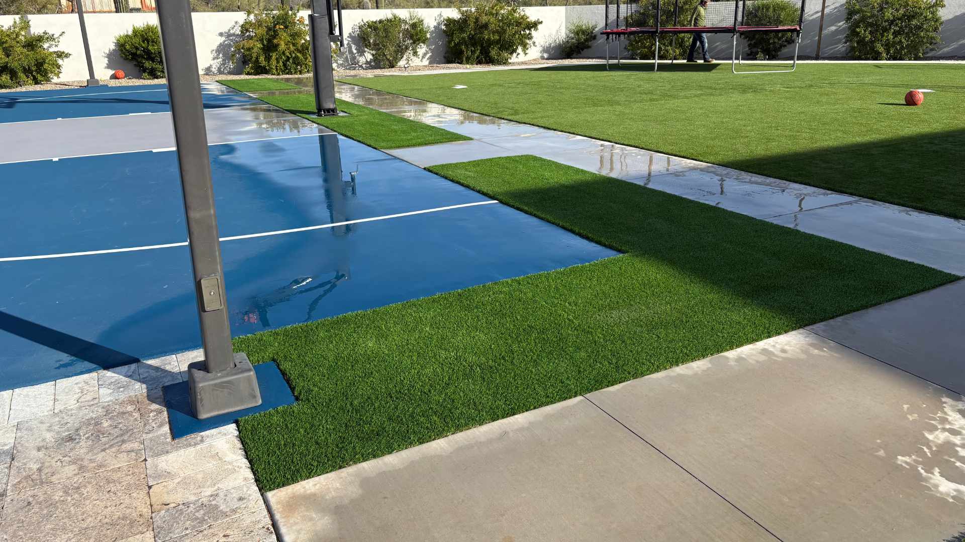 Sports field and court turf installed by Turfscapes of Arizona in Phoenix, AZ